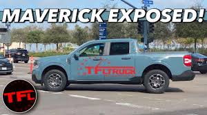 It looks like the new maverick might be the right. Pictures 2022 Ford Maverick Pickup Spied Without Camouflage