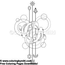 The deeper red their color and the more spots they have, the luckier you'll be! Lucky Charm Koi Fish Coloring Page 1198 Coloring By Miki