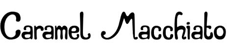 We have everything from tattoo fonts to script. Caramel Macchiato Font Free Download Similar Fonts Fontget
