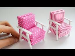 Minyatur Koltuk Yapimi Kendin Yap Barbie Koltuk Yapimi Youtube 2020 Barbie Furniture Koltuklar Barbie