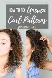 Not all curly hair requires the same routine. How To Fix Uneven Curl Patterns Common Causes Gena Marie