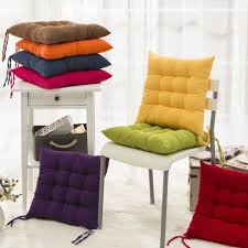 2 pcs multisize stuffed chair cushion with ties livebycare filled seat back cushions square pp cotton insert seat pads decorative floor pillows chair cushions