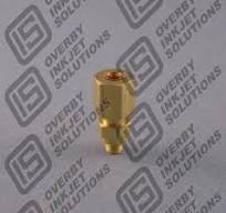 204476-204476 :fitting, brass, tube connector, 10-32 male en