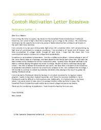 Scholarship cover letter examples ✓ write the best cover letters in 5 minutes ✓125+ samples and expert guides used by millions of users. Doc Contoh Motivation Letter Katherine Utami Academia Edu
