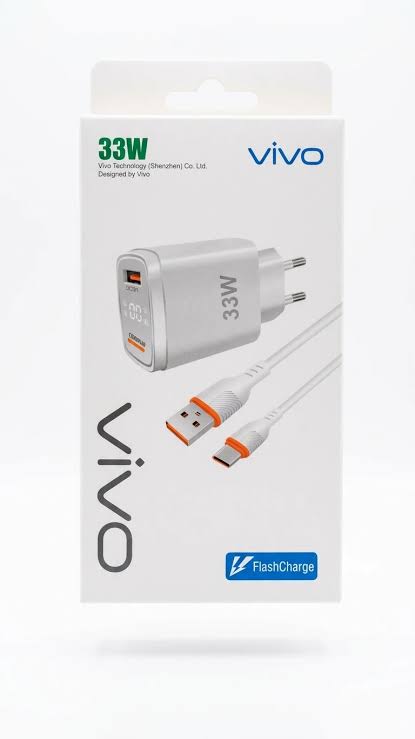 Vivo 33W FlashCharge adapter, AI generated