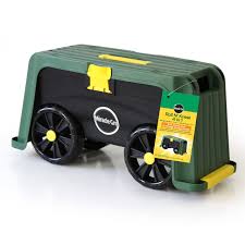 Miraclegro 4in1 Garden Stool A Multiuse Garden Scooter With Seat A Rolling Cart With Storage Bin A Padded Kn In 2020 Garden Scooters Gardening Glove Garden Stool