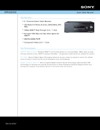 Top 4 ways to upgrade android driver on sony str dg520 unlock message . Sony Str Dg520 Specifications Pdf Download Manualslib