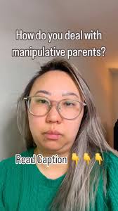 I'm constantly dealing with my manipulative parents, especially when I'm  not available to help them. They guilt trip me. , One thing I learned is to  ask them questions and be curious