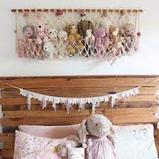 Stuff Animal Storage Macrame Toy Hammock Stuff Animal Hammock Boho Nursery Decor Wall Decor Kids Room Storage Soft Toy Storage In 2021 Stuffed Animal Storage Soft Toy Storage Boho Kids Room