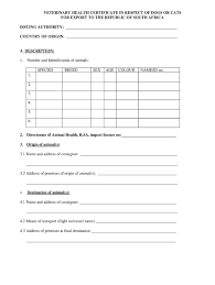 All of our veterinarians are usda accredited. Veterinary Health Certificate Sample Fill Online Printable Fillable Blank Pdffiller
