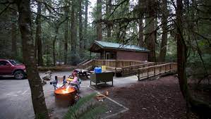 T hese cabins are typically reserved months ahead of time. Redwood National Park Hosts Beautiful Cabins To Rent At A Great Price