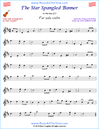 More will be added to our website for purchase soon! The Star Spangled Banner Violin Sheet Music