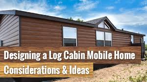 Mobile home that looks like a log cabin. Designing A Log Cabin Mobile Home