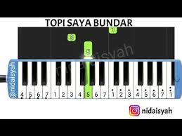 Bukan topi saya (it is not my hat) that is a simple song called 'topi saya bundar'. Not Angka Pianika Lagu Topi Saya Bundar Youtube