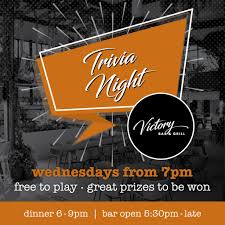 If your best work happens in the wee hours, you're not alone. Wednesday Trivia Night Now In Victory Bar Grill Townsville Brothers Leagues Club