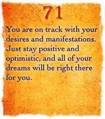 The Meaning Of Angel Number 71 Numerology Angel Number Meanings Angel Numbers