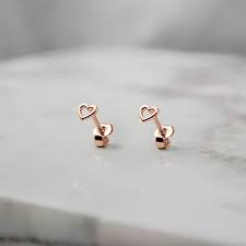 T.w.) in 14k rose gold or 14k yellow gold $2,800.00 sale $1,133.55 Tiny Heart Stud Earrings 9k 14k 18k Gold Earrings Rose Gold Small Gold Heart Frame Women S Earrings Mini Stud Earrings Girlfriend Gift Tiny Heart Earrings Heart Earrings Studs Baby Earrings