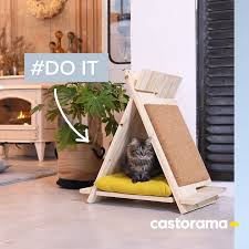 Diy Fabriquez Un Tipi En Bois Pour Votre Chat Realisez Facilement Pour Votre Chat Une Cabane En Bois Equipee D Video Fabriquer Un Tipi Bricolage Pour Chat Un Tipi