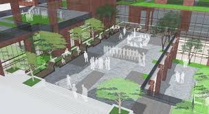 Landscape Design Perspective Sunken Garden Modern Landscape Urban Design Landscape Corridor And Entry Urban Design Concept Urban Concept Urban Design Plan