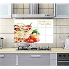 Prevents grease and oil from staining and getting all over your kitchen, including cabinets, stoves, counters, and walls. Buy Removable Kitchen Oil Proof Decal Sticker Heat Resistant Waterproof Tile Sticker Aluminium Foil Wall Sticker Food Fruits Vegetables 45x75 Cm Online Get 91 Off