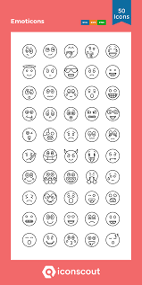 Download Emoticons Icon Pack Available In Svg Png Icon Fonts Icon Pack Happy Face Emoticon Banner Doodle