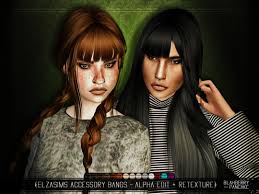 Accessory Bangs Sims 4 Cc Makeup Sims Hair Sims 4