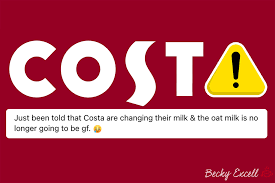 Is Costa S Oat Milk Gluten Free