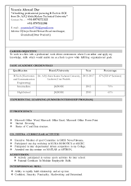 yd resume