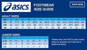 12 Punctilious Asics Foot Size Chart