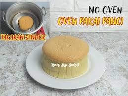Japanese Cotton Sponge Cake Without Oven Resep Sponge Cake Takaran Sendok Tanpa Oven Youtube Makanan Ide Makanan Kue