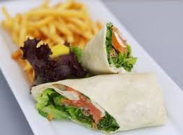 Milkshake A La Banane Recette En 2020 Wrap Au Saumon Recettes De Cuisine Recette Wrap Saumon