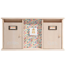 Boite A Cles Courrier En Bois H 25 Cm Seventies