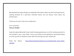 Bartender cover letter sample tips resume companion. Bar Waiter Waitress Cover Letter June 2021