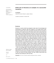 The child development associate credential is the most widely known and valued credential in early childhood education. Pdf Child Care In Slovenia An Example Of A Successful Transition Nada Stropnik Academia Edu