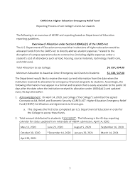 To apply for cares act grant application 2021, college students will have to fill a form for free wherein they have to specify the below mentioned details. Https Www Lee Edu Coronavirus Files Heerf 2020 1214 Pdf