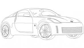 Nissan 350z coloring pages quality nissan 350z coloring pages resources. Nissan 350z Coloring Page Free Coloring Library