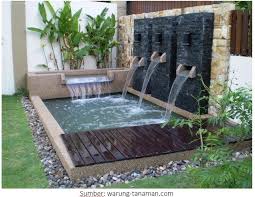 Kolam Ikan Minimalis Halaman Rumah Kolam Ikan Kolam Renang Taman Air