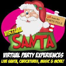 Zoom, houseparty, and skype can help you bridge the gap left by the dearth of christmas parties. Virtual Santa