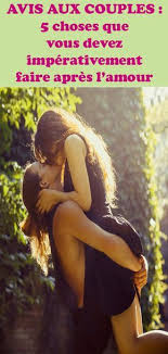 Avis Aux Couples 5 Choses Que Vous Devez Imperativement Faire Apres L Amour Vie De Couple Faire Soi Meme Amour
