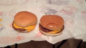 The mcdonald's double cheeseburger features two 100% pure beef burger patties seasoned with just a pinch of salt and pepper. Mcdonald S Double Cheeseburger Vs Mcdouble What S The Real Difference Youtube