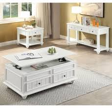 Baxton studio wholesale interiors baxton studio greyson vintage industrial occasional cocktail coffee table, antique bronze. Natesa White Washed Wood Coffee Table W Lift Top 2 Drawers By Acme