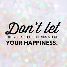 Don T Let The Silly Little Things Steal Your Happiness Picture Quotes