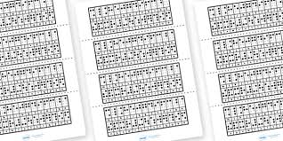 Now i know my abcs, next time won't you sing them backwards with me? Free Braille Reverse Alphabet Strips Teacher Made