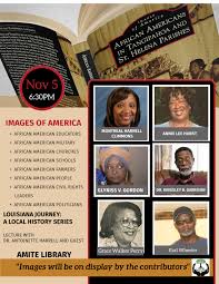 Exploring and Preserving African American History in the Louisiana Florida  Parishes: 2018