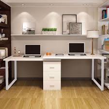 Modern L Shaped Computer Desk 360 Reversible Computer Desk In 2020 Buroraumgestaltung Hausburo Schreibtische Arbeitszimmerideen