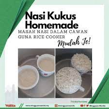 4 cawan beras (disyorkan beras basmathi) 6 cawan air (atau ikut 1. Cara Masak Nasi Guna Cawan Dalam Rice Cooker Youtube Cute766