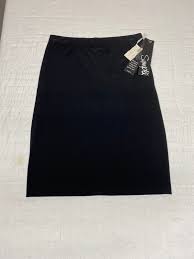 SYMPLI Travel Wrinkle Free BLACK TUBE SKIRT SHORT Pencil SKIRT Sz 4 NWT  $129 | eBay