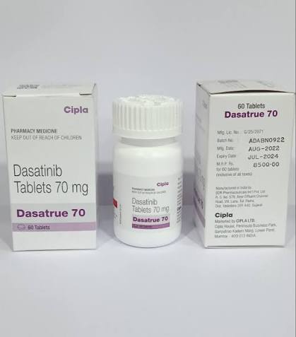 Dasatinib 70 Mg Tablet at ₹ 8765.62/bottle | Anti Cancer Tablet And Injection in Nagpur | ID: 2850467435991