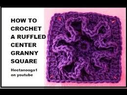 Cross 3 front purl slip next stitch on cable needle, leave at front of work, p2. Crochet A Ruffled Center Granny Square Youtube
