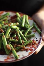 Gan Bian Si Ji Dou This Dish Of Yardlong Beans And Preserved Vegetables May Or May Not Include Pork Drie Green Beans Fried Green Bean Recipes Classic Food